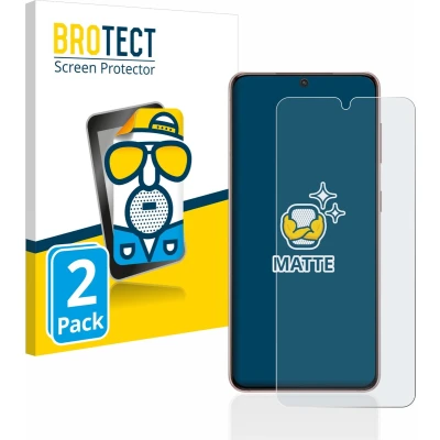 Afbeelding van BROTECT (2 Stuks) Antireflecterende Beschermfolie voor Samsung Galaxy S21 5G Anti Glare Screen Protector, Mat, Ontspiegelend