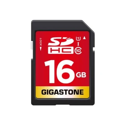 Afbeelding van Gigastone 16GB SD geheugenkaart, SDHC, UHS 1, U1, klasse 10, geschikt voor muziek, fotocamera’s, camera, computer, Mac POS, DSC