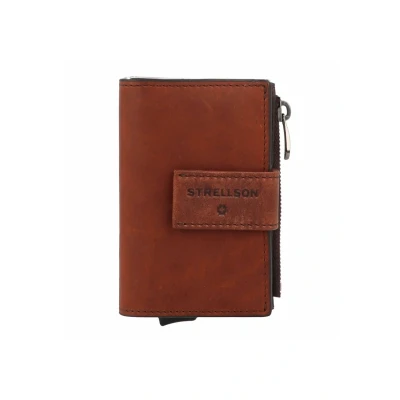 Afbeelding van Strellson Brick LANE Portemonnee, Heren, Maat: One Size, Darkbrown