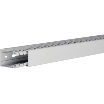 Afbeelding van Hager tehalit ha7 bedradingskoker hxbxl 60x40x2000mm doorsnede 1758mm2 bodemperforatie halogeenvrij lichtgrijs ral7035 ha760040
