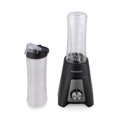 Afbeelding van Progress Electric Blender, 2 snelheidsinstellingen, 600 ml, inclusief sportflessen van 400 W.