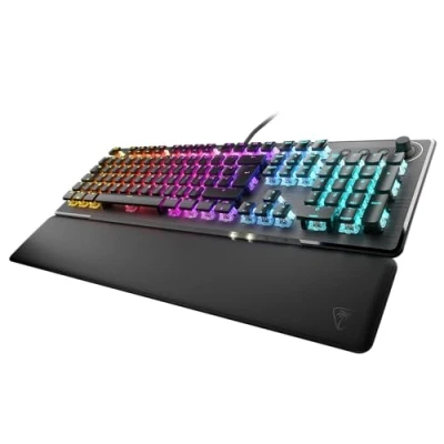 Afbeelding van Turtle Beach Vulcan II Gaming toetsenbord, mechanische schakelaars Titan II, personaliseerbare RGB achtergrondverlichting, afneembare polssteun, zwart