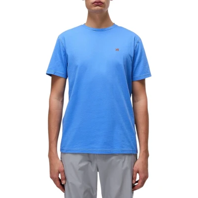 Afbeelding van Napapijri Salis Tshirt basic, Heren, Maat: Large, Ultramarine