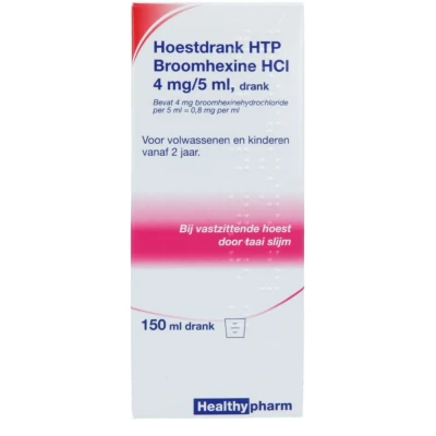 Afbeelding van Hoestdrank Htp Broomhexine Hcl 0,8mg/ml
