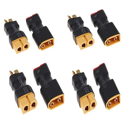Afbeelding van Yiqigou 4 Pairs Geen Draden Deans Plug T Mannelijke Vrouwelijke Connector naar XT60 XT 60 Conversie Adapter