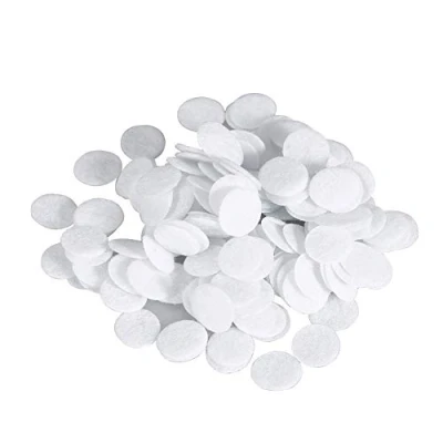 Afbeelding van Microdermabrasie Katoenen Filter 4 Maten Gezichtsvacuüm Filter, Ronde Filterpads Sponsfilter Vervanging (100 Stuks) (Maat: 10 mm)