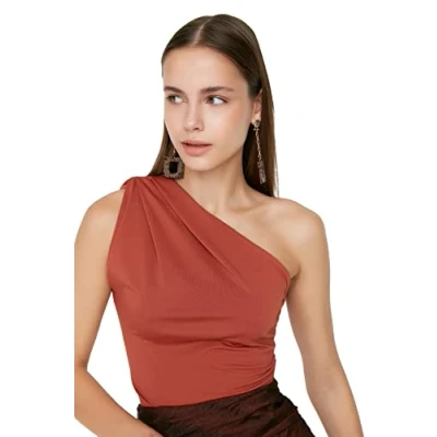 Afbeelding van Trendyol TWOSS22BD00014 Volwassenen Vrouwen Kaneel S
