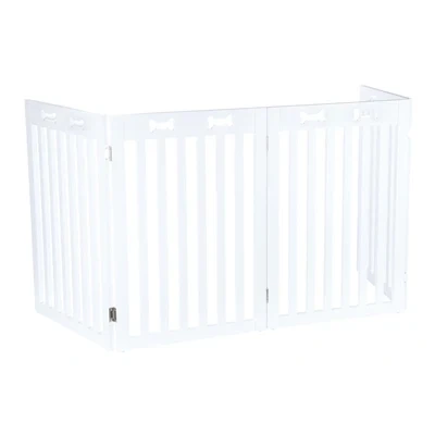 Afbeelding van Trixie Afsluithek Wit 4 Panelen 60 160X75 CM