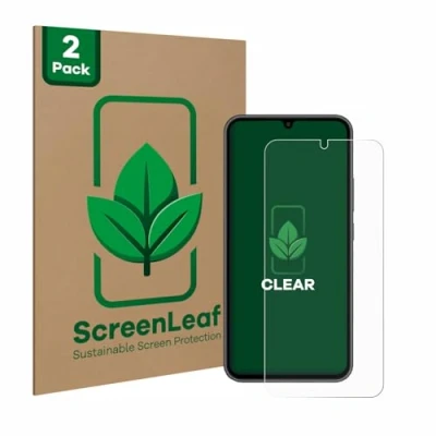Afbeelding van ScreenLeaf Screenprotector voor Samsung Galaxy A34 5G Duurzame schermbescherming Folie Beschermfolie transparant (2 Stuks)