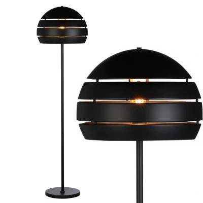 Afbeelding van Moderne Industriële Vloerlamp Djarin 40cm Zwart