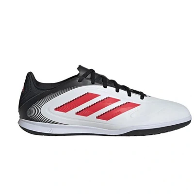 Afbeelding van adidas Performance COPA PURE III CLUB Indoor Zaalvoetbalschoenen, Heren, Maat: 46 2/3, Footwear white/lucid red/core black Textiel/ synthetisch