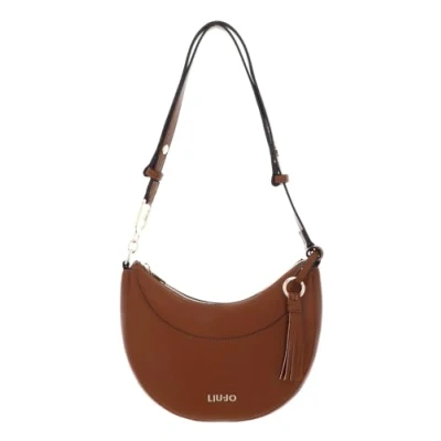 Afbeelding van LIU JO schoudertas Cirry Hobo Bag Ginger Bread bruine
