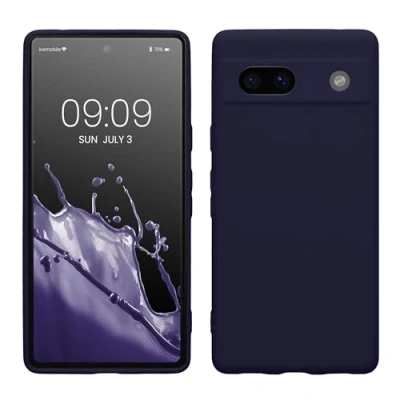 Afbeelding van kwmobile telefoonhoesje geschikt voor Google Pixel 7a Hoesje smartphone Precisie camera uitsnede In deep ocean
