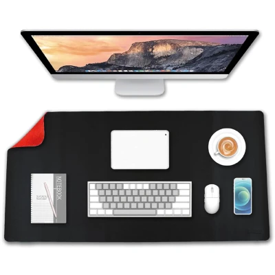 Afbeelding van Deflecto DM12060BR Bureau onderlegger Zwart, Rood (b x h) 1200 mm 600