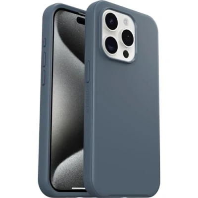 Afbeelding van Apple iPhone 15 Pro MagSafe Hoesje Kunststof OtterBox Hardcase/Backcover Blauw Telefoonhoesje Shockproof/Valbescherming