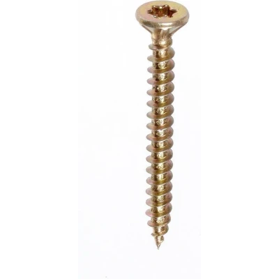 Afbeelding van Intergard Spaanplaatschroeven geelverzinkt TORX 6.0x140mm