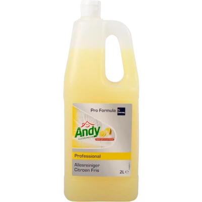 Afbeelding van Andy Professional Allesreiniger citroen fris Fles 2 liter