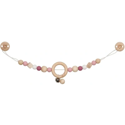 Afbeelding van goki Wagenspanner Hart met clips roze