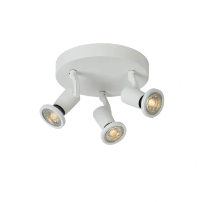 Afbeelding van Lucide JASTER LED Plafondspot Ø 20 cm GU10 3x5W Wit