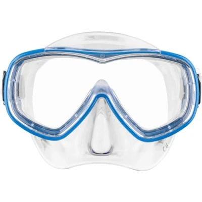 Afbeelding van Cressi Piumetta duikmasker voor jongens, blauw, 3 7 jaar