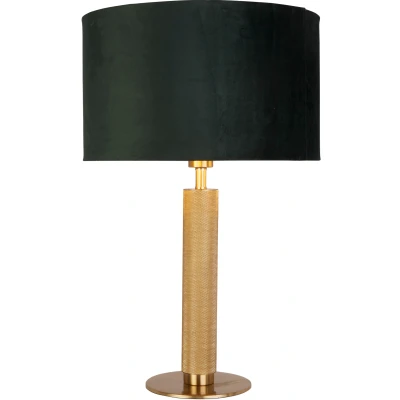 Afbeelding van Searchlight Gouden tafellamp London met groene kap EU65721GR