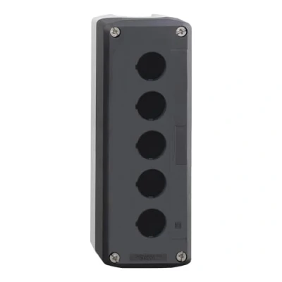 Afbeelding van Schneider Electric XALD05 Lege behuizing 5 inbouwplaatsen Zonder markering Donkergrijs, Lichtgrijs 1 stuk(s)