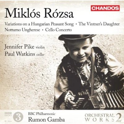 Afbeelding van Jennifer Pike, BBC Philharmonic Orchestra, Rumon Gamba Rózsa: Orchestral Works, Volume 2 (CD)