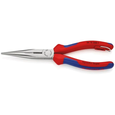 Afbeelding van Knipex 2612200TBK Telefoontang met zijsnijder en borghaak 200mm