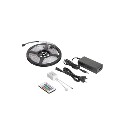 Afbeelding van 5 meter led strip RGB Complete set REBEL
