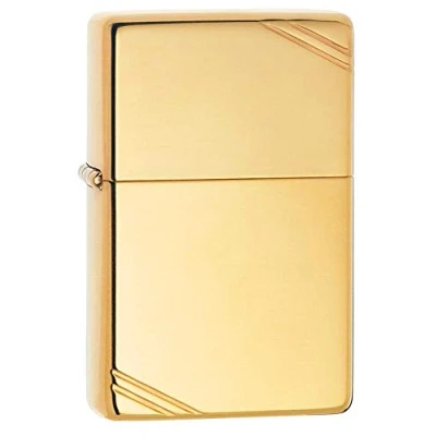 Afbeelding van Zippo Aansteker 60001168 Vintage Brass High Polished benzine aansteker, messing, 1 x 3,5 5,5 cm