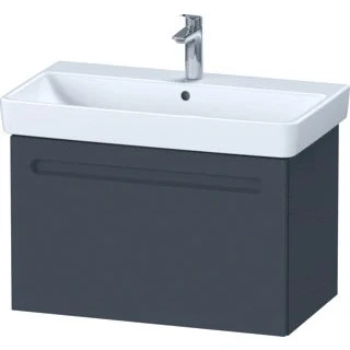 Afbeelding van Duravit No.1 wastafelonderbouwkast hangend grafiet mat 740 x 426