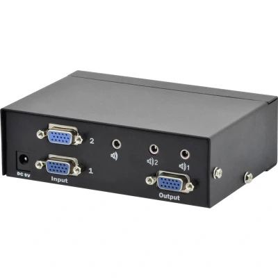 Afbeelding van Digitus DS 44100 1 VGA switch 2 poorten 1920 x 1080 Pixel