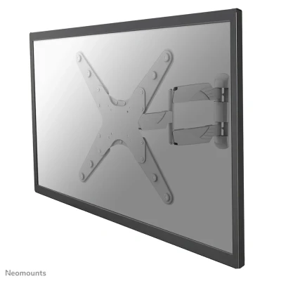 Afbeelding van NM W440WHITE is een wandsteun met 3 draaipunten voor flat screens t/m 55 inch (140 cm).