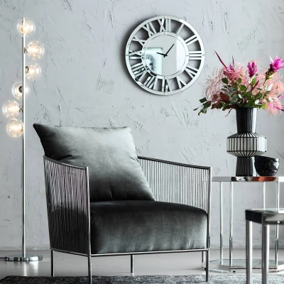 Afbeelding van Kare Scala Balls vloerlamp, 6 lamps, zilver