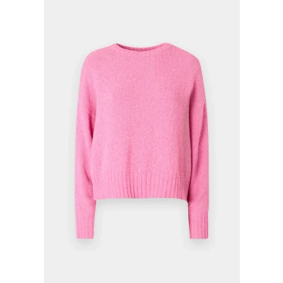 Afbeelding van ONLY Onlteresa LIFE O NECK Loose Trui, Dames, Maat: Medium, Fuchsia pink