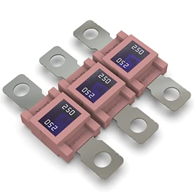 Afbeelding van Auprotec Mega Krachtstroomzekering, schroefzekering, 80 A 500 A, 250 roze, 3 stuks