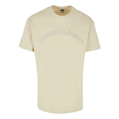 Afbeelding van Urban Classics Oversized GATE TEE Tshirt print, Heren, Maat: Small, Sand