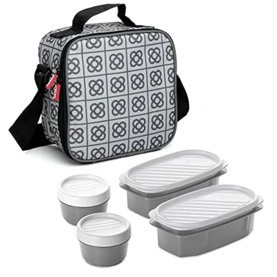 Afbeelding van TATAY Urban Food Casual Barcelona Koeltas met 4 luchtdichte deksels, 3 liter inhoud, 22,5 x 10 22 cm