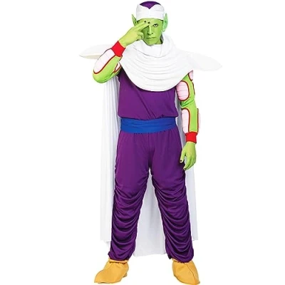 Afbeelding van FUNIDELIA Piccolo kostuum Dragon Ball voor mannen Maat: M Paars