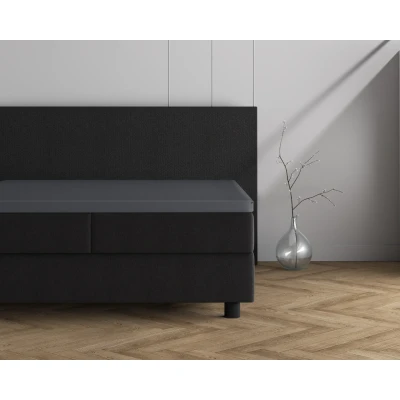 Afbeelding van Topper Hoeslaken Dubbel Jersey Zwart Y NOT Bestel nu heel makkelijk online 80/90x200/220