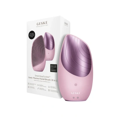 Afbeelding van Geske Sonic Thermo Facial Brush 6 IN 1 Huidverzorgingstool, Maat: One Size, Pink