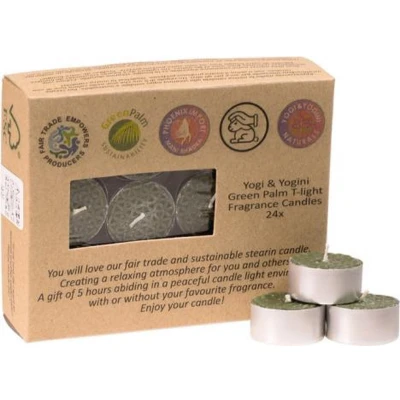 Afbeelding van Frankincense waxinelichtjes fair trade 24 stuks