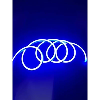 Afbeelding van led Strip Neon Flexibel Waterdicht IP65 5 Meter 120 / m 12 V Blauw