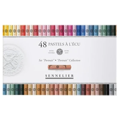 Afbeelding van SENNELIER Extra zachte pastelset, portretkleuren, 24 stuks (Pack van 1), veelkleurig