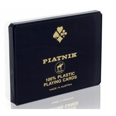 Afbeelding van Gibsons 100% Plastic Double Deck Speelkaarten van Piatnik Kaartspel Pak kaarten