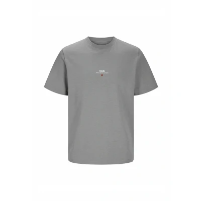 Afbeelding van R.D.D. Royal Denim Division Tshirt basic, Heren, Maat: Small, Gray flannel
