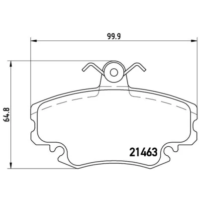 Afbeelding van Brembo Remblokset P 68 008
