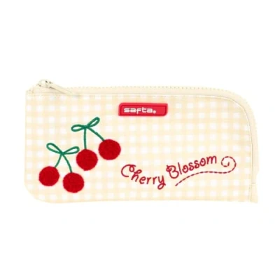 Afbeelding van Schoolpennenzak Safta Cherry Beige (23 x 11 1 cm)