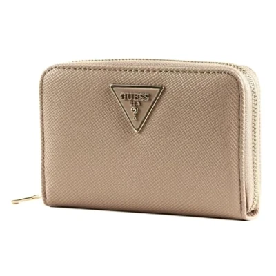 Afbeelding van GUESS Laurel SLG Medium Zip Around Portemonnee Wallet Rosewood, roze (rosewood)