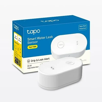Afbeelding van Tapo Slimme waterlekdetector, waterleksensor realtime app meldingen, 90 dB alarm, IP67 waterdicht, batterij inbegrepen, flexibele installatie, Hub vereist apart verkocht (Tapo T300)